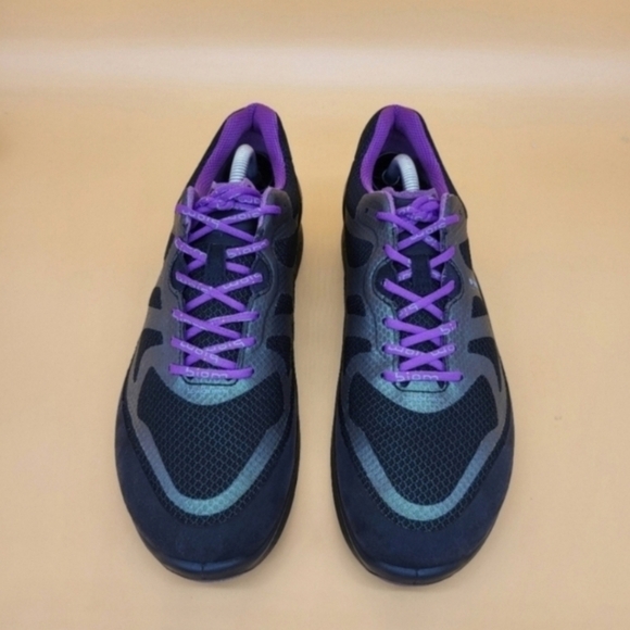 Ecco Women's Athletic Shoes - Black and Purple - Picture 2 of 8